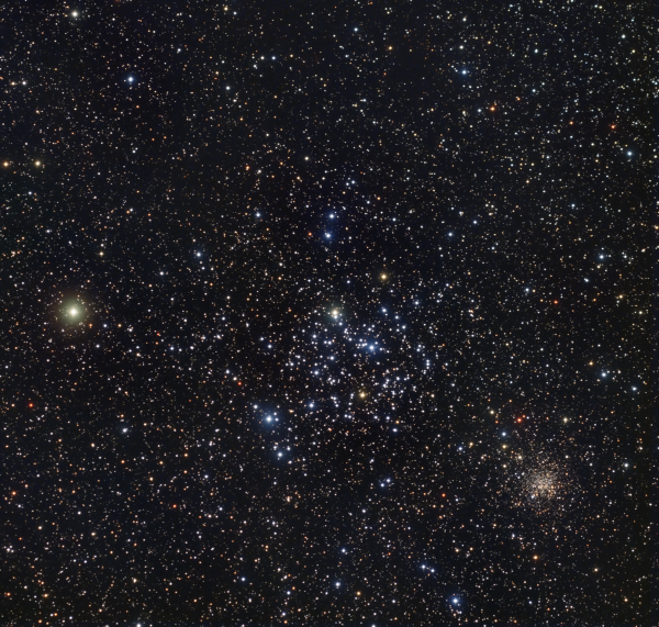 M35 using
                  nb4stars sV,sYel,NIR